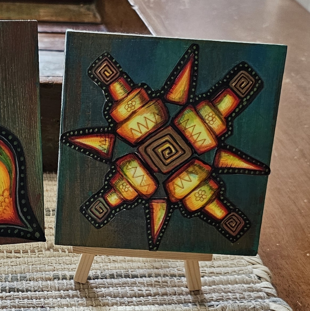 Handmade art block
